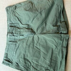 GAP Olive Chino Shorts